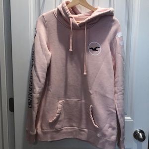Hollister Pink Logo Hoodie